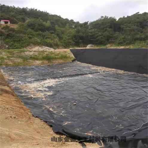 建邺区2.0厚沼气池覆盖黑膜1.5mm厚美标HDPE膜 一布一膜复合土工布